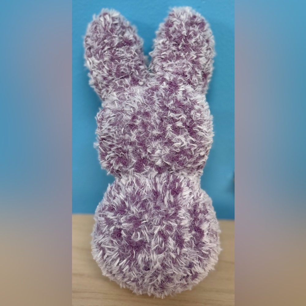 Handmade Hand Crafted Knit purple Bunny Easter Gift